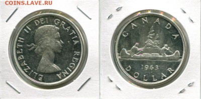 Канада 1$ 1963 регуляр. до 05.02.18 22-00 мск - Canada 1$ 1963-2
