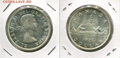 Канада 1$ 1962 регуляр. до 05.02.18 22-00 мск - Canada 1$ 1962-2