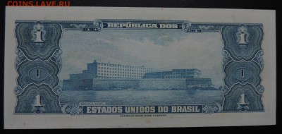 БРАЗИЛИЯ 1 крузейро 1964г., ДО 06.02. - 1 крузейро  В..JPG