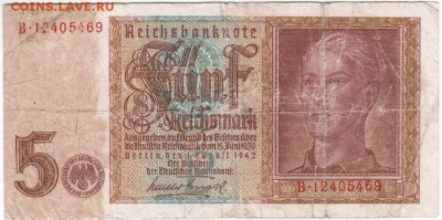 Германия 5 марок 1942 г. до 08.02.18 г. в 23.00 - Scan-180201-0015