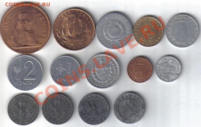 Иностранные монеты 14 шт до 3.04 21.00мск - 14 монет-2