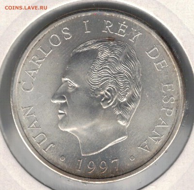 Ag ИСПАНИЯ 2000 ПЕСЕТ 1997 ДОН КИХОТ ДО 08.02 В 22Ч (Д998) - 5-ис2000п