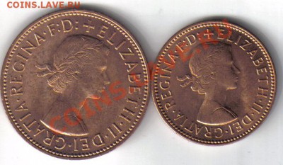 2 пенни 1967 до 3.04 21.00мск - Великобритания 1 и 1,2 пенни 1967-11