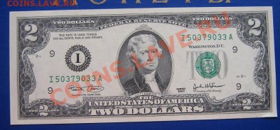 2 доллара США  2003 год  без обращения ...033А - IMG_6320
