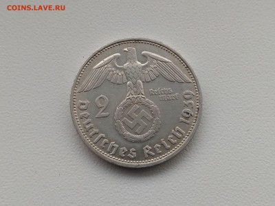 ГЕРМАНИЯ(РЕЙХ),2 рейхсмарки 1939D(Гинденбург)!до 5.02.2018 - IMG_20180124_131033