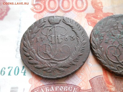 2 копейки две шт 1763 гг перечекан до 06 02 - DSCN7556.JPG