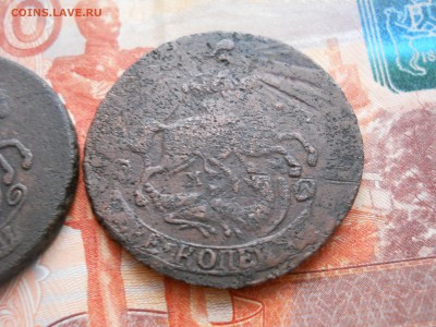 2 копейки две шт 1763 гг перечекан до 06 02 - DSCN7554.JPG