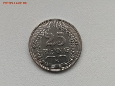 ГЕРМАНСКАЯ ИМПЕРИЯ,25 пфеннигов 1910А(никель)!до 6.02.2018 - IMG_20180124_130754