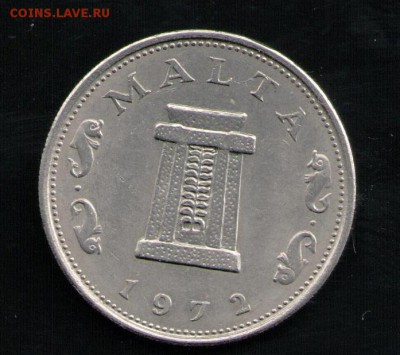 МАЛЬТА 5 ЦЕНТОВ 1972 - 4 001