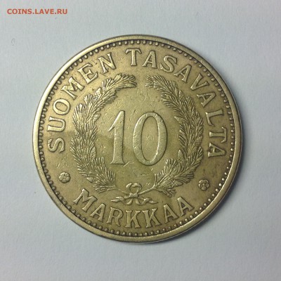 ФИНЛЯНДИЯ. 10 марок. 1932г. - 1