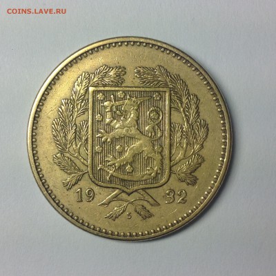 ФИНЛЯНДИЯ. 10 марок. 1932г. - 1 (1)