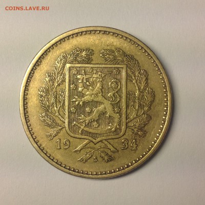 ФИНЛЯНДИЯ. 10 марок. 1934г. - 1 (11)