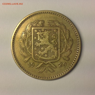 ФИНЛЯНДИЯ. 10 марок. 1929г. - 1 (17)