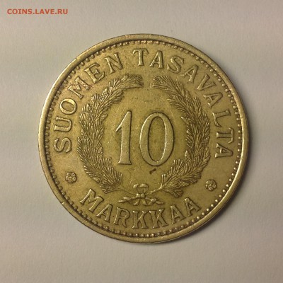 ФИНЛЯНДИЯ. 10 марок. 1936г. - 1 (18)