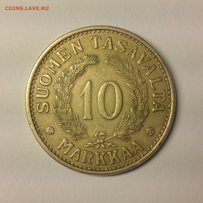 ФИНЛЯНДИЯ. 10 марок. 1930г. - 1 (24)