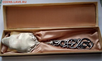 Лопатка Десертная,,Керженец,,никелированная из мельхиора. - 194