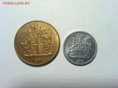 2 шт. по 1 кроне Исландии, 1971-78гг., до 10.02.18г. - IMG_20180128_132044_thumb