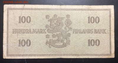 Финляндия 100 марок 1955г - 7EBD2567-B5C3-44B7-B3EB-03DD6BF3C8D2