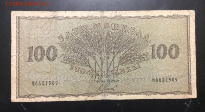 Финляндия 100 марок 1955г - 43B01D1B-AE33-4C4E-BA22-4287B9105326