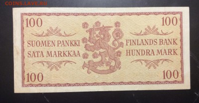 Финляндия 100 марок 1957г - 6984D926-39F2-44EA-9C4F-B8C59C3039BE