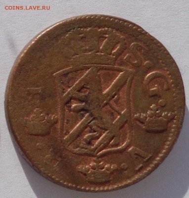 2 эре 1765 г Швеция - DSC04901.JPG