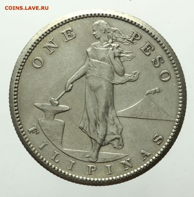 Американские Филиппины 1 песо 1908 XF Серебро Крона Шайба - s-l1600 %25281%2529