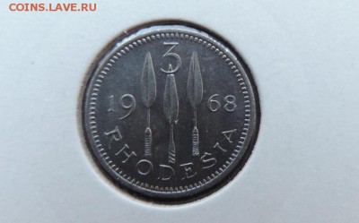 РОДЕЗИЯ 3 пенса 1968г., ДО 10.02.. - РОДЕЗИЯ 3 пенса 1968 год А...JPG