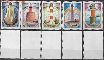 СССР 1983. №5429-5433. Маяки Балтийского моря - 5429-5433