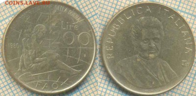 Италия 200 лир 1980 г., до 12.02.2018 г. 22.00 по Москве - Италия 200 лир 1980 8