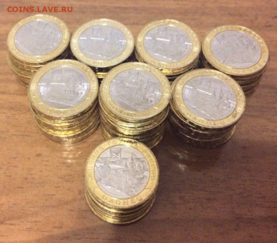 10 рублей Олонец 70 штук с номинала 09.02.2018 22:00 - Олонец1