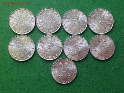 Австрия 2 шиллинга 1925-1935 годы на оценку 9 монет - IMG_9127.JPG