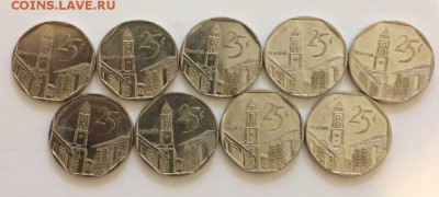 Куба, 25 сентаво 2006 9 штук с рубля 09.02.2018 22:00 - куба