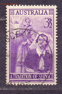 Австралия, медсестра, 1955, с 1 рубля, до 13.02.18 22:00 МСК - Австралия медсестра