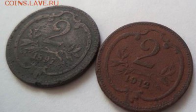 2 геллера 1897,1912 г., Австро-Венгрия, 13.02.18г. - 2018-01-13 11-39-26.JPG