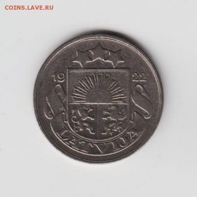 ЛАТВИЯ 20 сантимов 1922г, до 16.02.18г - 006