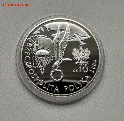 ПОЛЬША,10 злотых 2004г(генерал С.Сосабовский)!до 13.02.2018 - 11 ноября 003