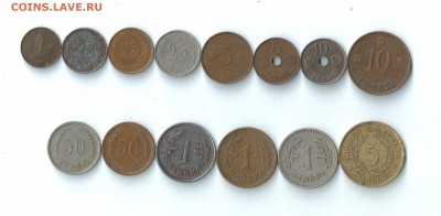 Финляндия 14 монет 1923-1949 до 13.02.2018 22:00 - 01