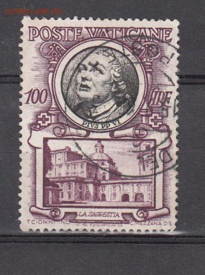 Ватикан 1953 1м - 413