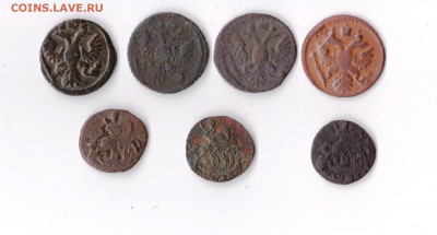 Полушка 1734,35,37,68,90 год, до 14.02 в 22-30 - 003