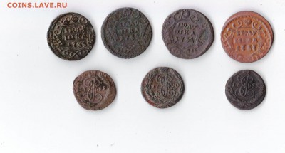 Полушка 1734,35,37,68,90 год, до 14.02 в 22-30 - 004