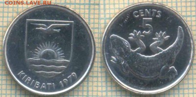 Кирибати 5 центов 1979 г., до 15.02.2018 г. 22.00 по Москве - Кирибати 5 цент 1979 18