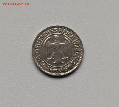 ВЕЙМАР,50 рейхспфеннигов 1928D(никель)!до 12.02.2018 - IMG_20180210_105752
