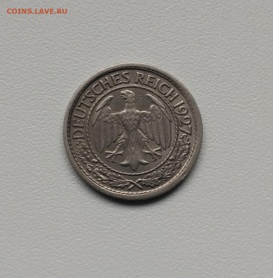 ВЕЙМАР,50 рейхспфеннигов 1927J(никель)!до 12.02.2018 - IMG_20180210_105951