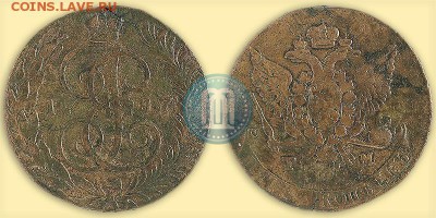 5 копеек 1787 ТМ (гурт сетка) Биткин R3 на оценку - 87