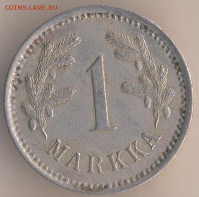 1 марка 1921 большая. UNC !Финляндия - 37