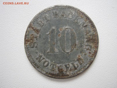 Германия Бакнанг нотгельд 10 пфеннигов 1918 до 17.02. - IMG_4188