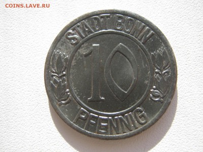 Германия Бонн нотгельд 10 пфеннигов 1920 Бетховен до 17.02. - IMG_3280