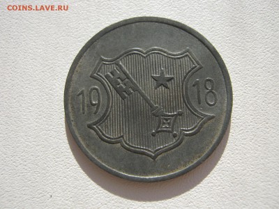 Германия Вормс нотгельд 10 пфеннигов цинк 1918 до 17.02. - IMG_3290
