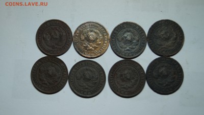 1копейка 1924г 8штук - DSC00873