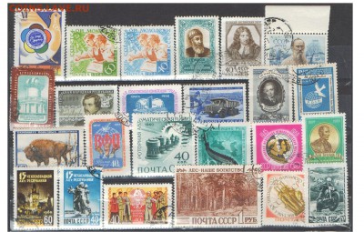 24 марки СССР 1948-1960гг до 16.02.18 в 22-10 - 24марки48_60